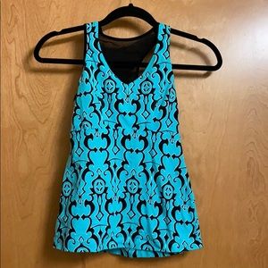Patterned workout tank